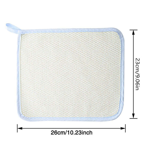 6 Pack Exfoliating Face Body Wash Cloth Towel, Soft-Weave Scrub Towel Beauty Skin Home Massage Bath Cloth for Skin Care, Shower Scrubber