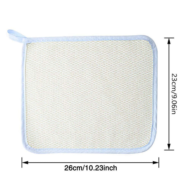 6 Pack Exfoliating Face Body Wash Cloth Towel, Soft-Weave Scrub Towel Beauty Skin Home Massage Bath Cloth for Skin Care,