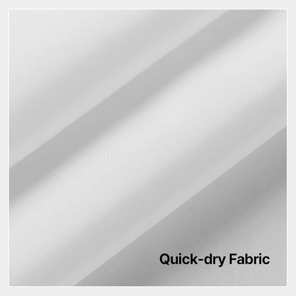 River Dream Fabric Snap in Shower Curtain Liner Replacement,White,70x54 | with Magnets,Detachable Liner,Quick Dry，Machine Washable，Fit for River