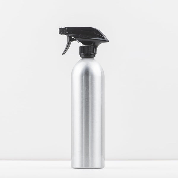 Aluminum Spray Bottles (3 Pack) 20oz - Silver Metal Aluminum Refillable Spray Bottles, Cleaning Solution, Hair, Plants, Gardening, BBQ Grill,