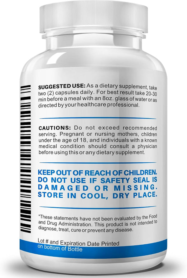 Advanced Complex-NAC Supplement (N-Acetyl L-Cysteine) 600mg with L-Glutathione 500mg and Milk Thistle Extract-Potent Antioxidant-Immune Function