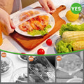 Plastic Bowl Covers for Bread Proofing, Thickened Transparent Fits Bowls up to 10", Shower Caps for Sourdough Bread