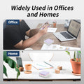 Acrylic Sticky Note Holder, 3 x 3 Crystal Clear Acrylic Notepad Holder Sticky Note Dispenser for Dorm Room and Office Desk Organizer 3x3"