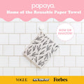 Papaya Swedish Dishcloths for Kitchen, 2 Reusable Paper Towels, 1 Hook Call Me Twiggy
