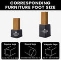 BTSD-home 3 Inch Bed Risers, Heavy Duty Furniture Risers for Under Bed Storage, Dorm, Sofa, Table, Chair and Desk, 4 Pack, Black 3 Inch Black 4 Pack