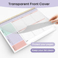 Weekly to Do List Notepad with 52 Undated SheetsÃ¯Â¼Â8.5"ÃÂ11"Ã¯Â¼Â- Weekly Desk Planner for Women & Man, Work and Home - Violet Dream