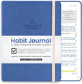 The Reboot Journal - Habit Journal for Building Positive Life Changing Habits - Guided Daily Self Improvement Blueprint with Habit Tracker -