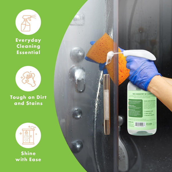 Better Life All Purpose Cleaner - Plant Based Home and Kitchen Cleaning Spray for Glass, Countertops, Appliances, Upholstery & More -
