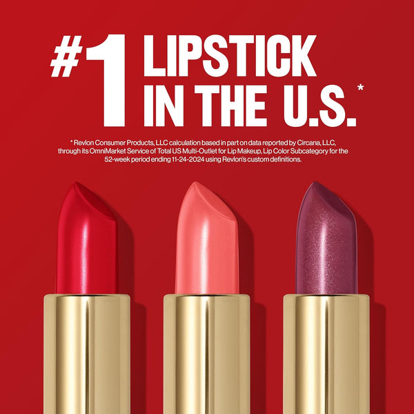 Revlon Super Lustrous Lipstick, Creamy Formula for Soft, Fuller-Looking Lips, Moisturized Feel, 463 Sassy Mauve, 0.15 Oz
