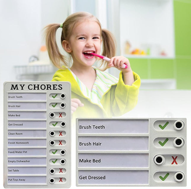 Chore Chart for Adults, Habit Tracker - Reusable to Do List and Memo Checklist w