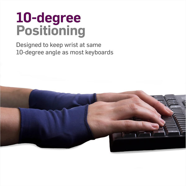 Natracure Computer Gloves (Carpal Tunnel Relief) Size: Medium/Large - One Pair (Reversible) - (For Wrist and Hand Pain Relief from Typing and