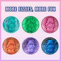 Care Bears Bath Bomb Set, 6-Piece Bubble Gum Scented, Ages 3+
