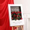 Hawesome 12PCS Artificial Silk Flowers Realistic Roses Bouquet Long Stem for Home Wedding Decoration Party (Red, 6 Flowers 6 Buds) Red 6 Flowers 6