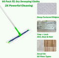 XL Dry Sweeping Cloths, XL Dry Pad Refills for Swiffer Sweeper XL Mop, X-Large Disposable Sweeping Cloths Multi Surface Floor Mop Pad Refills for