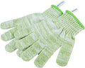 EcoTools Bath & Shower Gloves, Recycled Netting, Exfoliating, Gentle Cleansing for Whole Body, Fits All Hands, Green, 1 Pair 1 Pair (Pack of 1)