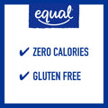 EQUAL 0 Calorie Sweetener, Powdered Aspartame and Acesulfame-K Sweetener, Zero Calorie Sugar Alternative, Erythritol Free, 1 Pound Bulk Bag (Pack