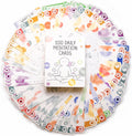 BEST 100 Daily Meditation Cards | Anxiety Relief Item for Relaxation | Self Care Kit for Stress Relief | Perfect Mindfulness Gift For Teens &
