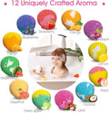 Bath Bombs for Kids with Surprise Toys Inside, 12 Pack Shell Kids Bath Bombs Gift Set for Girls Boys Birthday, Easter, Christmas, Halloween,