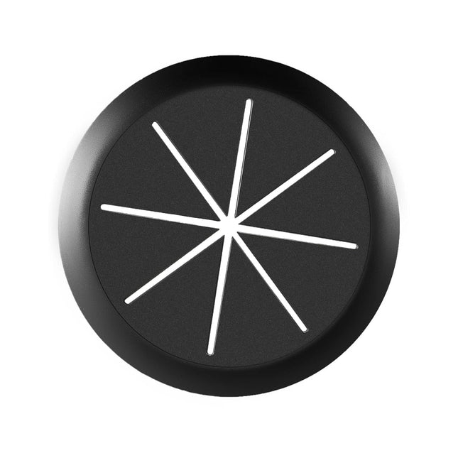 HYCC 2 Inch Desk Grommet Black, Desk Hole Cover for Cables, Flexible Cable Gromm