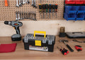 Performance Tool W54012 Heavy Duty Plastic Organizer Tool Box for Workshops and Garages, Black, 12.5-Inch