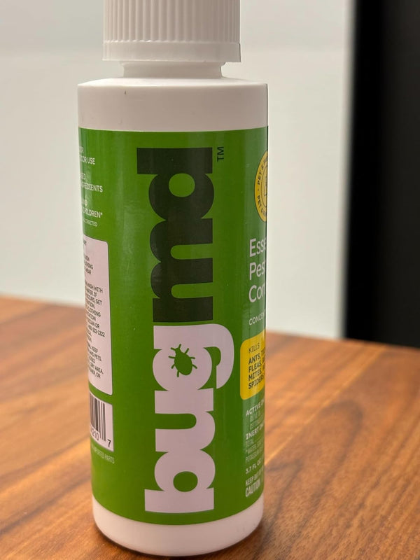 BugMD Ant Killer & Bug Spray Concentrate - Indoor Cockroach and Roach Killer, Spider Spray for Home, Fly and Insect Defense, Essential Oils,