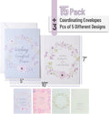 Mr. Pen Sympathy Cards Assortment, 15 Count, 7 x 10 Inches | Includes Envelopes Colorful
