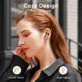 ZIUTY Wireless Earbuds, 2025 Bluetooth Headphones, 50Hrs Stereo Deep Bass Ear Buds with Power Display Charging Case, Buit in Mic, IPX5 Waterproof