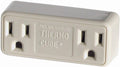 Farm Innovators TC-2 Thermo Cube Cold Weather Thermostatically Controlled Double Outlet, Auto On/Off On at 20, Off at 30 White - Cold Weather