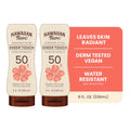 Hawaiian Tropic Sheer Touch Ultra Radiance Lotion Sunscreen SPF 50, 8 Fl Oz Twin Pack, Hawaiian Tropic Sunscreen SPF 50, Sunblock, Oxybenzone Free