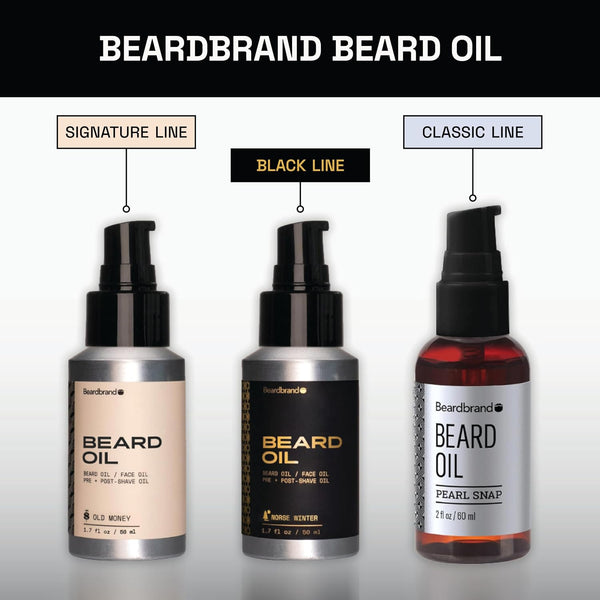 Beardbrand Men's Beard Oil & Face Moisturizer with Jojoba Oil - Softens Stubble, Soothes Dry Skin - Sandalwood & Cedar Scented Beard Oil for Men -