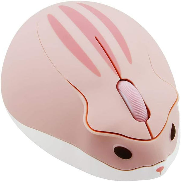 2.4Ghz Wireless Mouse Cute Hamster Shape Less Noice Portable Mobile Optical 1200DPI USB Mice Cordless Mouse for PC Laptop Computer Notebook