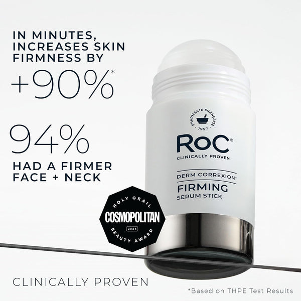 RoC Derm Correxion Retinol Firming Serum Stick with Antioxidants to Visibly Tighten and Firm Wrinkles and Laugh Lines For Men and Women + Retinol