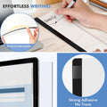 DOLLAR BOSS Monitor Memo Boards for Computers 2 Pcs Office Desk Accessories 11" X 3.1" Transparent Acrylic Monitor Side Panel Multifunction