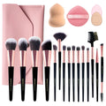 Makeup Brush 15Pcs Eye and Face Professional Makeup Brush Set, Makeup Brushes with Lash Comb, Makeup Brushes Soft Makeup Brushes Set, Eye Shadow