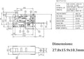 Microwave Oven Door Switch Replacement Part, 16A 125VAC, KW3AT-16 (Downward Compatible with KW3A-16), Normally Open - 2Pcs 2x Normally Open