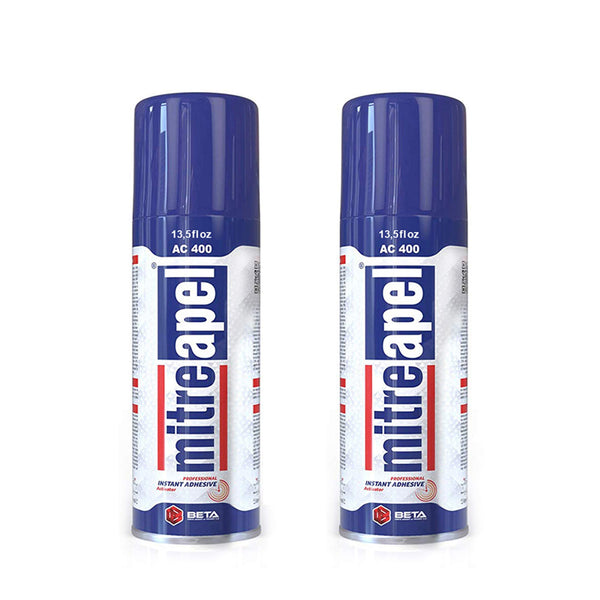 Activator (2 x 13.5 fl oz) Spray Accelerator for CA Super Glues (2 Pack)