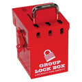 ZING Green Products 7286 Mini Lockout Tagout Box, 4.5 X 10 X 10 Inch, Red