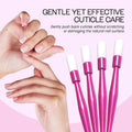 Pana® USA (10Pcs in a Pack) Plastic Cuticle Pusher Hard Rubber Tipped Nail Art Tool Cleaner Remover