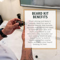 Live Bearded Beard Oil and Butter Grooming Kit - Made in the USA - All-Natural Ingredients with Shea, Argan, Jojoba - Growth Support | Executive