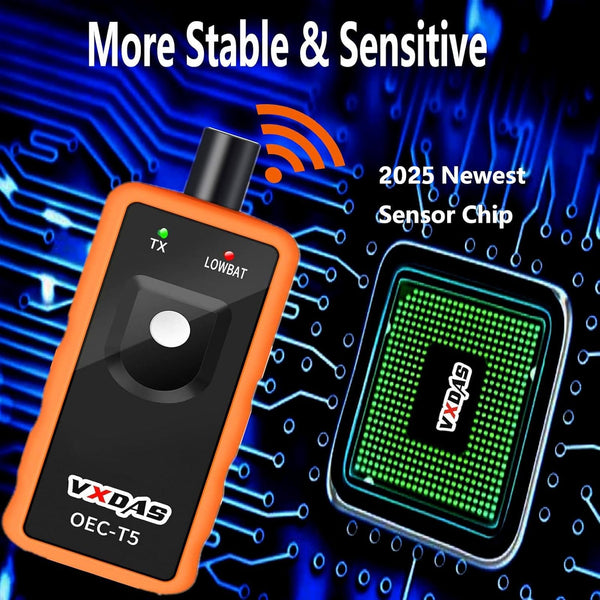 VXDAS TPMS Relearn Tool for GM Tire Sensor TPMS Reset Tool Tire Pressure Monitor System Activation Tool OEC-T5 for GM Buick/Chevy/Cadillac Series