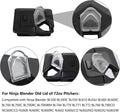 AccEncyc Pour Spout Cover Replacement Lid for Ninja Blender 72 oz Pitcher | ﻿ Flap Spout Cover Replacement Parts for Ninja Blender, NJ600 BL610