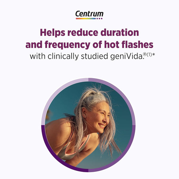 Centrum Restful Sleep Menopause Support Tablets, Supplement with Clinically Studied DailyZz and geniVida, 28 Count 28 Count (Pack of 1)