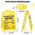 MBL Funny Gag Gifts for Christmas - White Elephant Gifts for Adults Answer Desk Rates