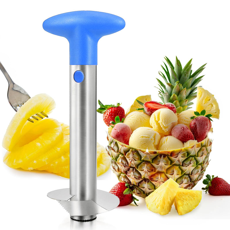 Pineapple Corer, [Upgraded, Reinforced, Thicker Blade] Newness Premium Pineapple Corer Remover, Stainless Steel Pineapple Core Tool for Home &