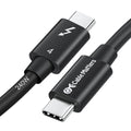 Cable Matters [Intel Certified] 40Gbps Thunderbolt 4 Cable, 3.3ft / 1m | Black, [8K@60Hz / 4K@240Hz, 240W Charging, 40Gbps Data Transfer],
