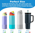 Yoelike 2PCS 2 Colors Silicone Water Bottle Boot for Owala, Anti-Slip Protective Sleeve for Freesip/Twist/Flip, Watter Bottle Accessories, Bottom