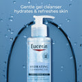 Eucerin Hydrating Cleansing Gel, Daily Face Wash and Makeup Remover Formulated with Hyaluronic Acid, 6.8 Fl Oz Bottle 6.8 Fl Oz (Pack of 1)