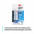 3M Marine Adhesive Sealant 5200 - Permanent Bonding and Sealing for Boats and Marine Applications - Black - 3 Ounces Black 3 fl oz