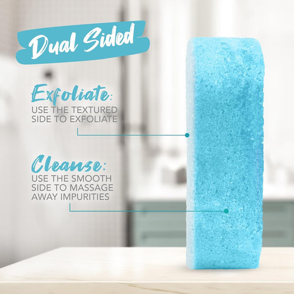 Spongables Pedi Scrub Foot Exfoliating 20+ Wash Sponge, Clean & Fresh, 3 Count Clean and Fresh 1 Count (Pack of 3)