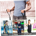 Garneck 4pcs Resistance Band Handles Plastic D Ring Exercise Strap Foam Handle Band Fitness Equipment for Home Gym Overhead Strength Training